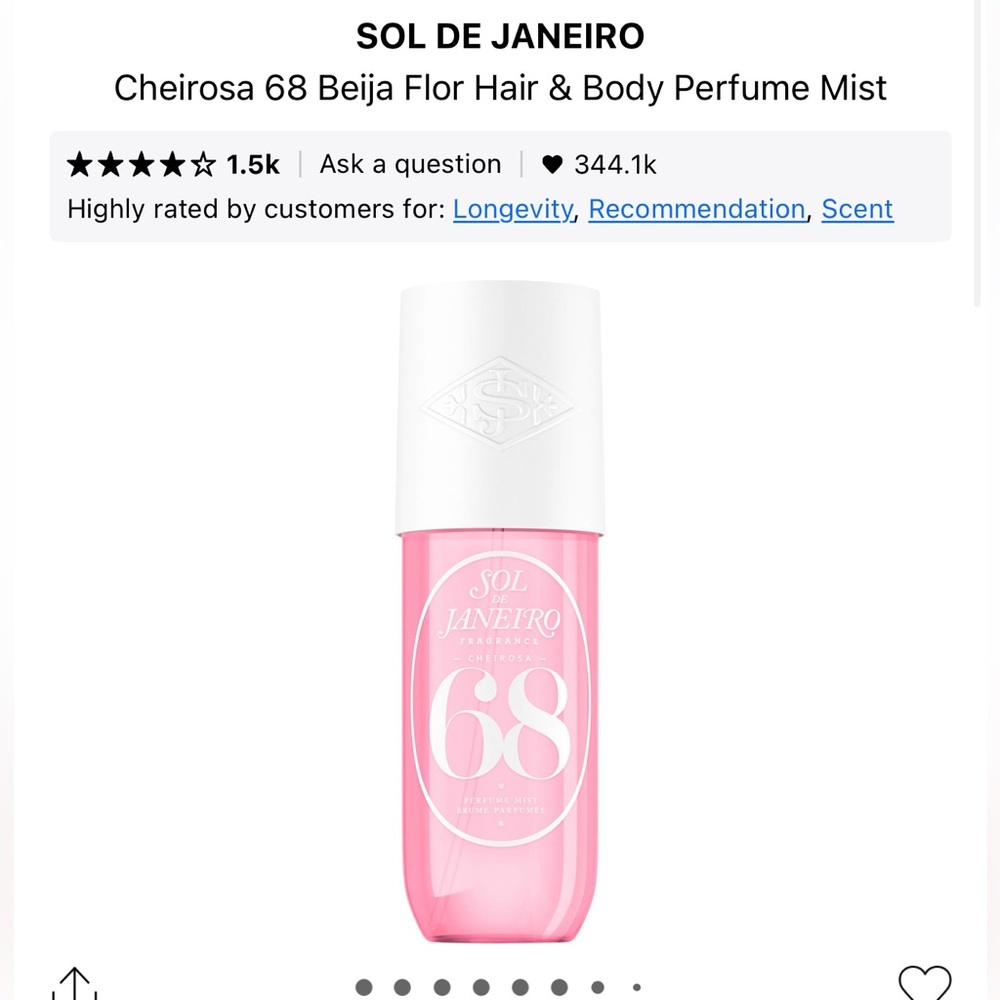 Sol de Janeiro Cheirosa 68 Beija Flor Mist - Vibrant Pink